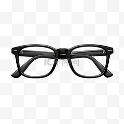 眼镜顶视图图片_现实的黑眼镜顶视图