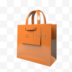 Shopping bag e commerce 3d 插图