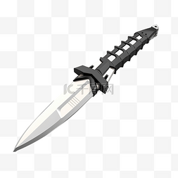 kunai 武器的 3d 渲染