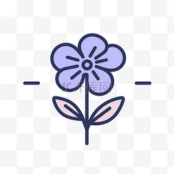 蘭图片_上面有一朵花的花卉图标是干净的