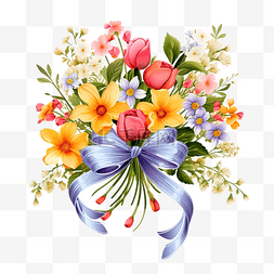鲜花礼物背景图片_花卉背景与鲜花的礼物