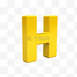 黄色 3d 渲染哈希标签符号
