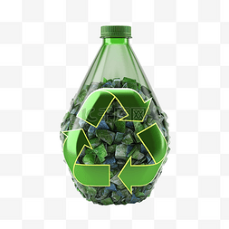 recycle图片_recycle Bottle Earth Day 3d 插图