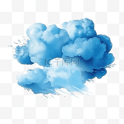 通过画笔效果塑造美丽的云朵形状