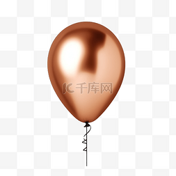 铜金属派对气球
