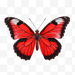 红色可爱蝴蝶
