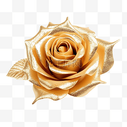 玫瑰葉图片_闪闪发光的金玫瑰祝贺情人节婚礼