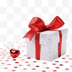 快乐有礼图片_圣诞礼物的形式是白色盒子，圣诞