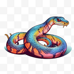 蛇 动物 颜色
