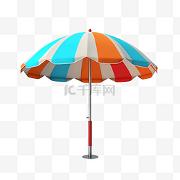 沙滩伞 3d 图