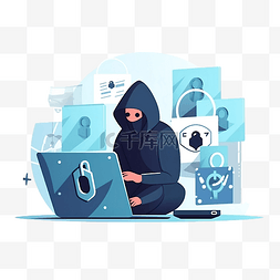 黑客stop图片_黑客帐户和密码概念帐户数据网络