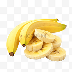 新鲜香蕉片