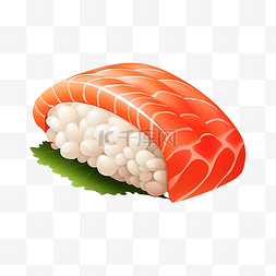 三文鱼寿司剪贴画元素