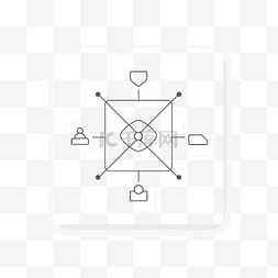 线流程图片_包含图标的正方形的概念以及 向