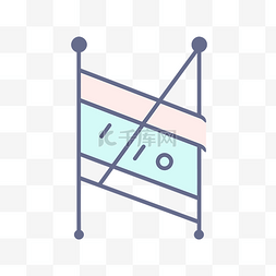 白色三角旗图片_粉红色三角形的图像 向量