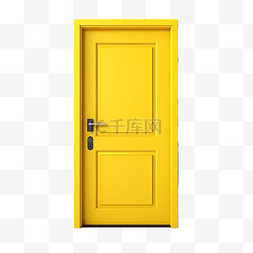 家庭门图片_黄色门房子门房间建筑