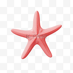 碎贝壳贝壳图片_可爱的粉红色海星