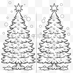 两棵树图片_找到两棵相同的圣诞树
