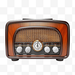 旧收音机装饰用