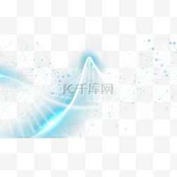 病媒生物防制常识图片_抽象光效螺旋dna分子结构横图科技