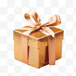 圣诞组合物，配有金色礼盒蝴蝶结