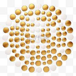 金色装饰圆点图片_金色金属圆点