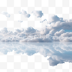 漂浮在天空中的雲