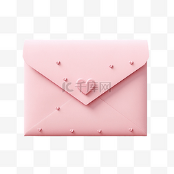 粉红色信封与心情人节