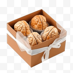 产品包装图片_万圣节时，一盒杏仁糖里有大脑的