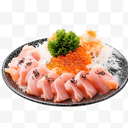 的味道图片_otoro 生鱼片配胡萝卜丝shiragadaiko 