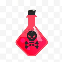 许愿瓶玻璃红色的有毒