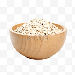 大尺寸背景图片_孤立的碗里的燕麦