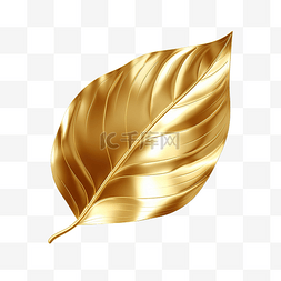 元素叶金叶黄金形状免费png