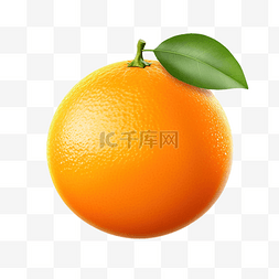 橙色png与ai生成
