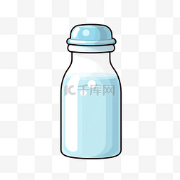 婴儿奶瓶剪贴画