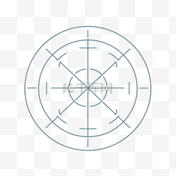 高速icon图片_中间有圆规的圆圈 向量