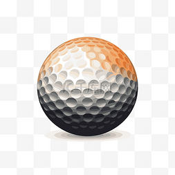 高尔夫球剪贴画矢量图 高尔夫球