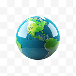 地球球图形隔离png