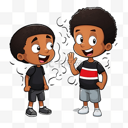 不规则图片排版图片_巴西葡萄牙语不规则漫画黑人儿子