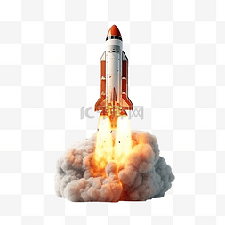 星際图片_太空探索火箭翱翔天空开始学习科