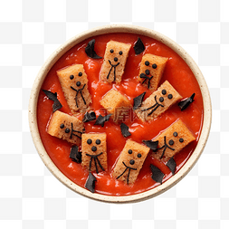 看美食图片_万圣节西班牙凉菜汤汤和看起来像