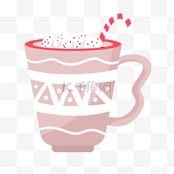 蛋糕咖啡图片_粉色火龙果饮料杯子
