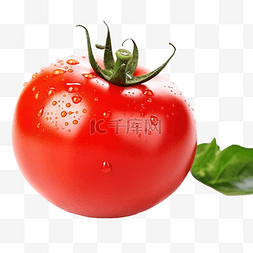 番茄面图片_新鲜多汁的红番茄特写