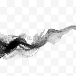 烟雾效果素材图片_白色和黑色蒸汽烟雾效果