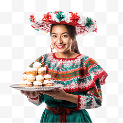 打破 pi蛏?ata 在墨西哥圣诞节庆祝