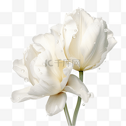 浪漫背景花瓣图片_令人惊叹的图像水滴美丽的白鹦鹉