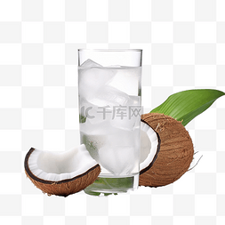 椰子喝淡水