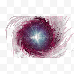星空图片_宇宙抽象光效超新星爆炸横图深红