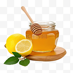 糖罐背景图片_孤立背景中装满蜂蜜木蜂蜜北斗和