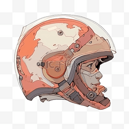越野图标图片_老式摩托车头盔